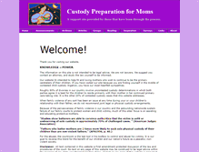 Tablet Screenshot of custodyprepformoms.org